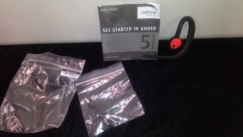 lot 5358 image: Jabra storm Bluetooth headset