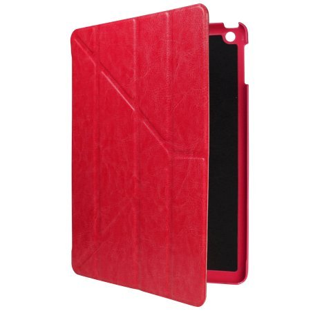 lot 5368 image: Magnetic Folio Case for iPad Air- Red
