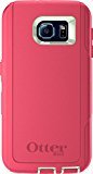 lot 5370 image: OtterBox DEFENDER SERIES for Samsung  Galaxy S6 - Retail Packaging - Melon Pop (Sage GreenHibiscus Pink)