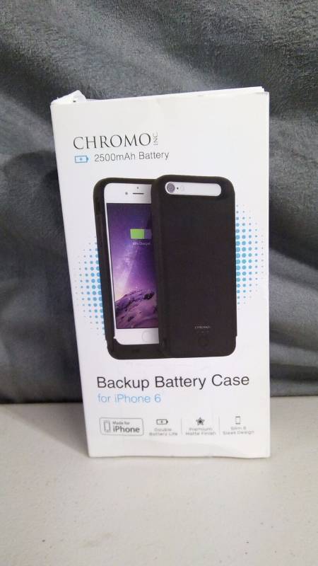 lot 5378 image: Chromo inc.1500 mah Phone 6 battery back up case