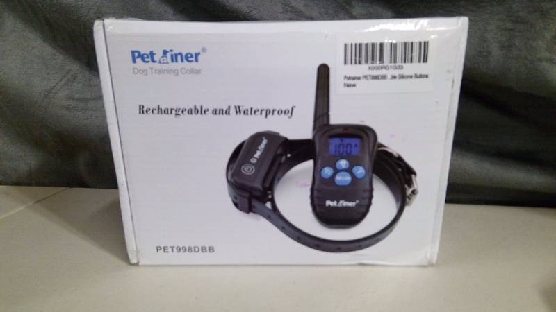 lot 5379 image: Pet finder recharged and waterproof dog training collar