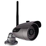 lot 5380 image: Revo RCWBS30-1 REVO 600 TVL IndoorOutdoor Wireless Bullet Camera for Monitoring Hard to Reach Areas (Black)