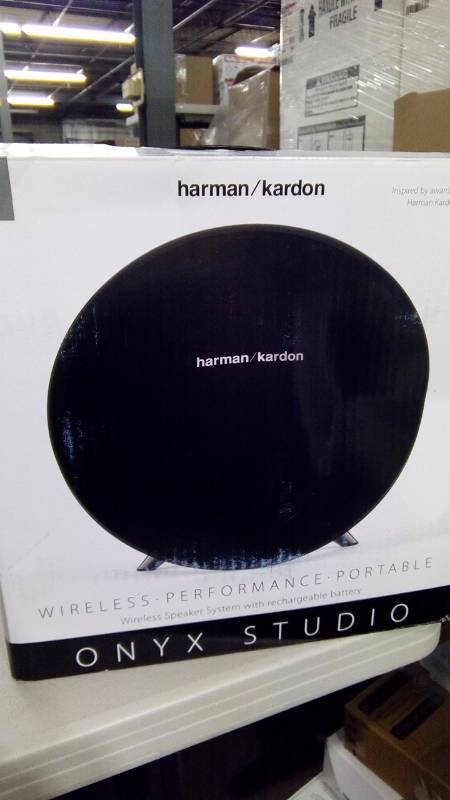 lot 5425 image: Harman Kardon Onyx Studio Portable Wireless Bluetooth Speaker International Version