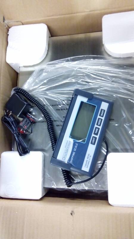 lot 5436 image: digiweigh shipping scale capacity 400 lbs