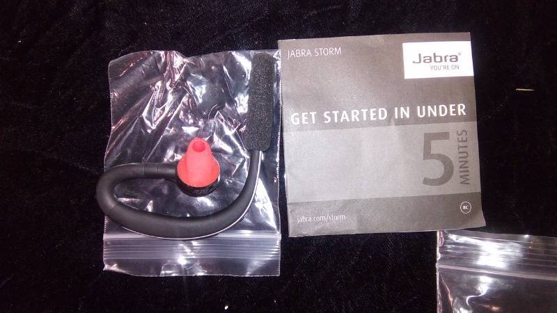 lot 5493 image: Jabra Storm Bluetooth Wireless Headset