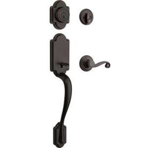 lot 19451 image: Kwikset 98001-123 Arlington Single Cylinder Handleset wLido Lever featuring SmartKey in Venetian Bronze (B002I2IKLY)