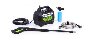 lot 19386 image: Greenworks 1700 PSI 1.2-Gallon-GPM Cold Water Electric Pressure Washer