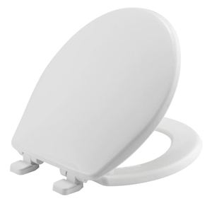 lot 19388 image: Mansfield White Round Slow-Close Toilet Seat
