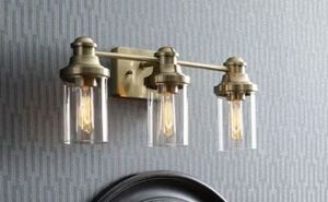 lot 19405 image: allen  roth Ivy 23.5-in 3-Light Champagne Transitional Vanity Light Bar