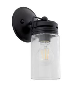lot 19411 image: allen  roth Vallymede 5-in 1-Light Black Transitional Vanity Light