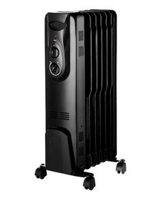 lot 19444 image: Utilitech 1500-Watt Convection Flat Panel Indoor Electric Space Heater with Thermostat