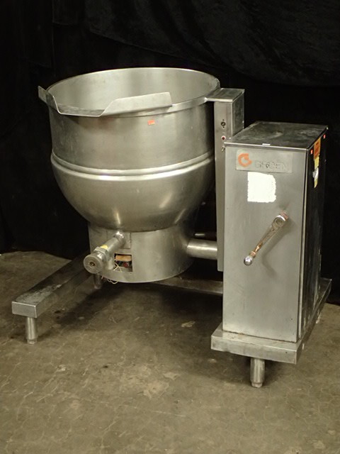lot 601 image: Groen Natural Gas Steam Jacketed Tilt Kettle