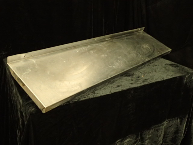 lot 618 image: Stainless Wall Mount Shelf