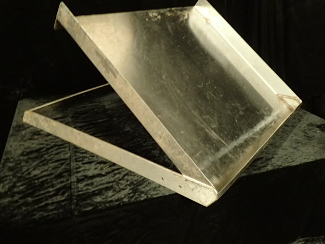 lot 620 image: Stainless Wall Mount Shelf