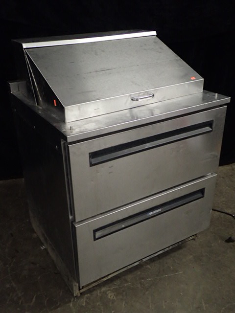 lot 595 image: Delfield 2 Drawer Prep Table