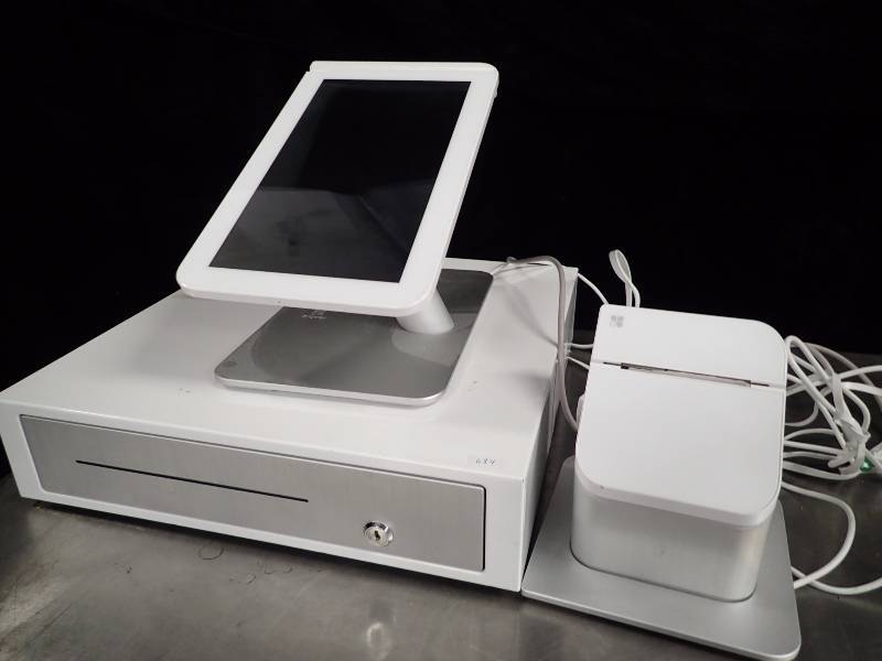 lot 634 image: Clover POS w Cash Drawer and Receipt Printer