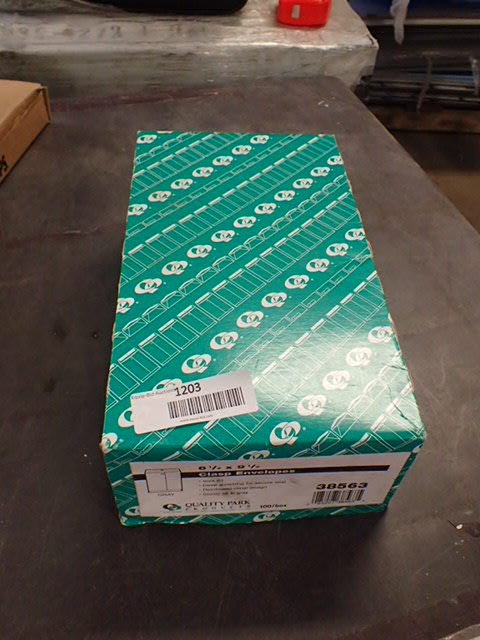 lot 1203 image: Quality Park Clasp Envelope, Grey, 6.5 x 9.5 - 100 pack