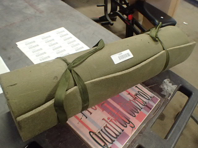 lot 1209 image: Genuine Us Military Issue Foam Sleeping Pad Mat Grade C