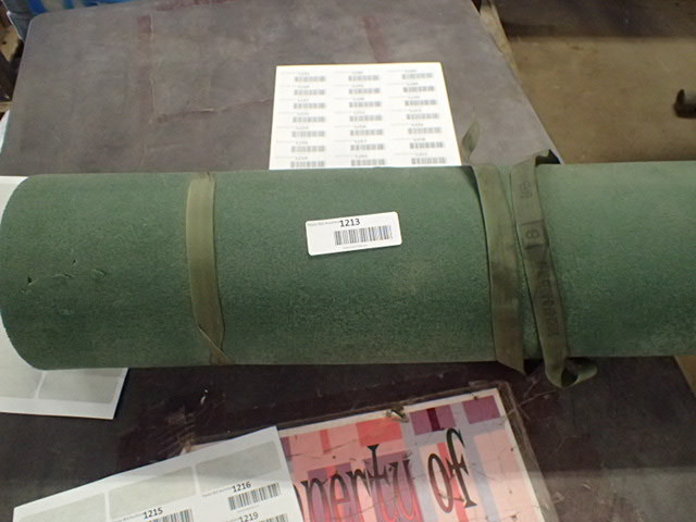lot 1213 image: Genuine Us Military Issue Foam Sleeping Pad Mat Grade C