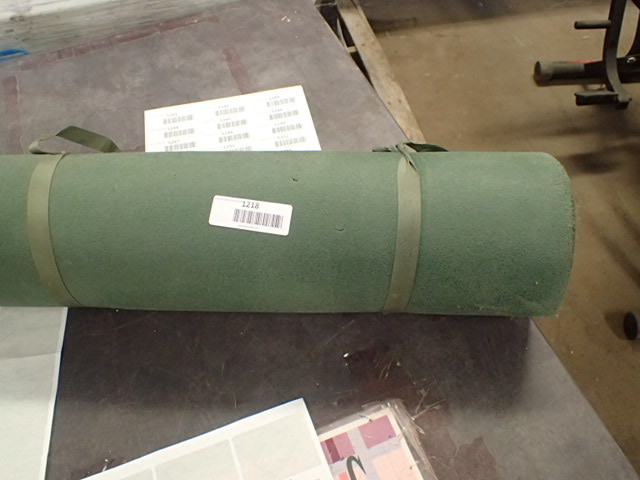 lot 1218 image: Genuine Us Military Issue Foam Sleeping Pad Mat Grade C
