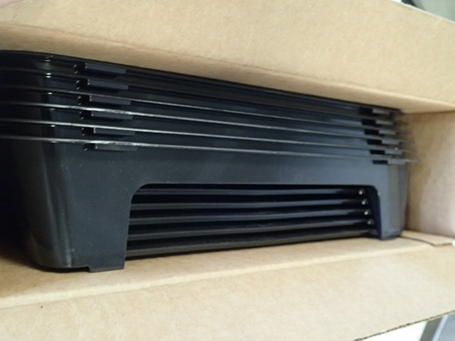 lot 1196 image: Rubbermaid Regeneration� Black Plastic Stackable Side-Load Letter-Size Tray, 6Pack (Recycled)