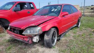 lot 1034 image: 2000 Honda Civic, Red