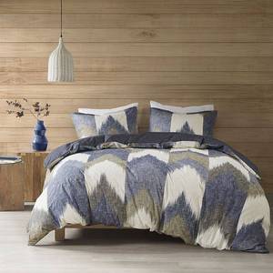 lot 1979 image: InkIvy Alpine Chevron Stripe Reversible Comforter Sets, KingCalifornia King Bedding
