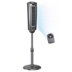 lot 1980 image: Lasko - Pedestal Fan - Gray