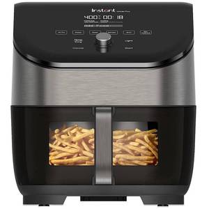 lot 1981 image: Instant Pot - 6qt Vortex Plus ClearCook  OdorErase SS - Stainless Steel