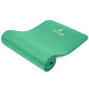 lot 1984 image: Extra Thick Yoga and Pilates Mat 12-in Green