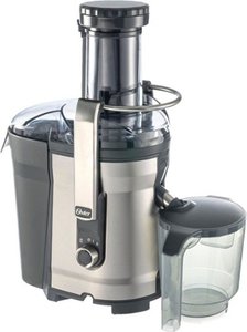 lot 5537 image: Oster - Self-Cleaning Professional Juice Extractor, Stainless Steel Juicer - Stainless Steel