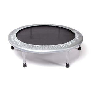 lot 5541 image: Stamina 36 in. Folding Trampoline Gray - Low Impact - Easy to Use