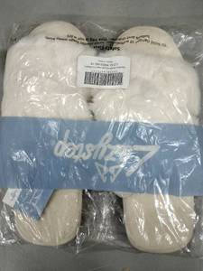 lot 1913 image: Lazystep Womens Elastic Open Toe Slippers Size 10