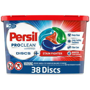 lot 1915 image: Persil Discs Laundry Detergent Pacs Stain Fighter 38 Count