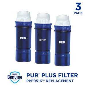 lot 1917 image: PUR PLUS Water Pitcher Replacement Filter with Lead Reduction 3 pack