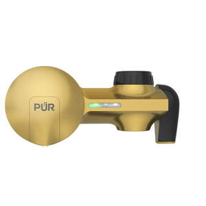 lot 1920 image: PUR Plus Faucet Mount Water Filtration System Brass PFM410F