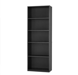 lot 2016 image: Mainstays 71 5 Shelf Bookcase, Black
