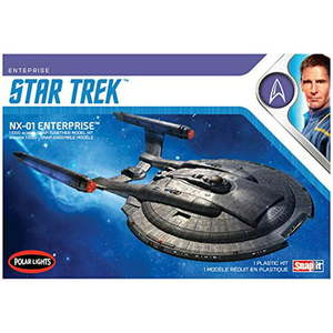 lot 3385 image: AMT POL966M12 11000 Star Trek NX-01 Enterprise Model Kit