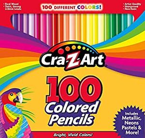 lot 3395 image: Cra-Z-Art 100 Count Colored Pencils Beginner to Expert Children to Adult