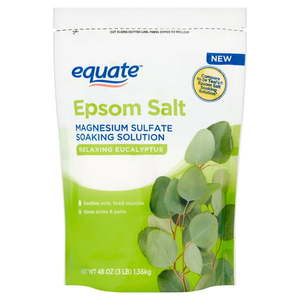 lot 3420 image: Equate Epsom Salt Relaxing Eucalyptus 3 lbs