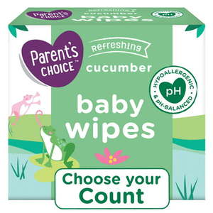 lot 5517 image: Parent s Choice Cucumber Scent Baby Wipes 7 x 100ct