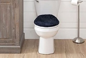lot 5542 image: Toilet Seat Cover Blue