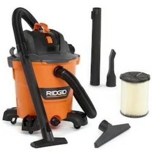 lot 2028 image: RIDGID 12 Gal 5.0-Peak HP NXT WetDry Shop Vacuum wFilter, Hose & Accessories