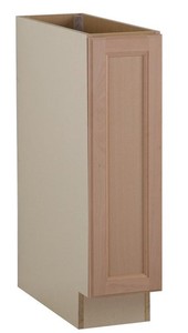 lot 2032 image: Hampton Bay Bare Natural Wood 34.5Hx25Dx8.75W Cabinet