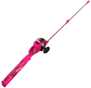 lot 2964 image: Zebco Splash 29 Kids Fishing Pole, Pink