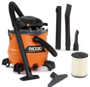 lot 6871 image: RIDGID 16 Gallon 6.5 Peak HP NXT WetDry Shop Vacuum with Detachable Blower, Filter, Locking Hose and Accessories, OrangesPeaches