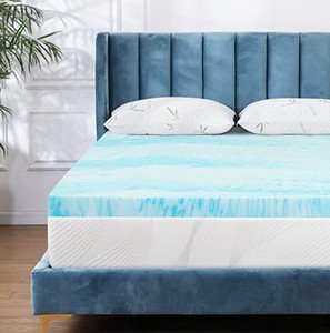 lot 3485 image: Memory Foam Mattress Topper (size unknown)