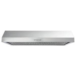 lot 1013 image: Vissani 36 in. W Under Cabinet Range Hood in Stainless Steel, Silver