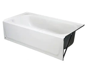 lot 1010 image: Bootz Maui Porcelain Enameled Comfort Bathtub 60x30x16-58