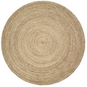 lot 2055 image: Braided 4 Round IndoorOutdoor Jute Area Rug